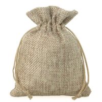 Sacs de jute 9 x 12 cm - naturelle Sachets pour lavande