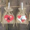 Sacs de jute 9 x 12 cm - naturelle Petits sachets 9x12 cm