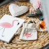 Sachets en lin imité 8 x 10 cm - naturelle Hotel accessoires