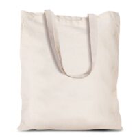 Sac en coton 38 x 42 cm avec des anses longues - naturelle Zero waste