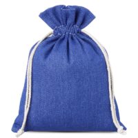 Sac en jean 15 x 20 cm - bleu Sacs bleu