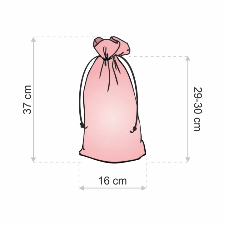 Sac en jean 16 x 37 cm - bleu Pour enfants