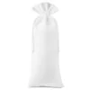 Sac en velours 16 x 37 cm - blanc Moyens sachets 16x37 cm