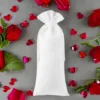 Sac en velours 16 x 37 cm - blanc Lifehack – idées malines