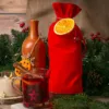 Sac en velours 16 x 37 cm - rouge Décorations d’intérieur