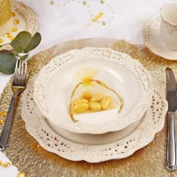 Sacs en organza 8 x 10 cm - or Petits sachets 8x10 cm