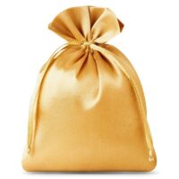 Sacs de satin 10 x 13 cm - or Sacs de satin