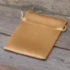 Sacs de satin 10 x 13 cm - or Bougies