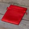 Sacs de satin 10 x 13 cm - rouge Petits sachets