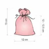 Sacs de satin 12 x 15 cm - or Baby Shower
