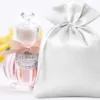 Sacs de satin 15 x 20 cm - blanc Sacs blancs