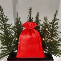 Sacs de satin 15 x 20 cm - rouge Moyens sachets 15x20 cm