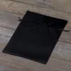 Sacs de satin 18 x 24 cm - noir Sachets noirs