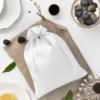 Sacs de satin 26 x 35 cm - blanc Grands sacs