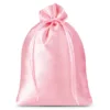 Sacs de satin 26 x 35 cm - rose clair Sacs en satin