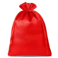 Sacs de satin 26 x 35 cm - rouge Sacs en satin