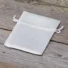 Sacs de satin 8 x 10 cm - blanc Petits sachets