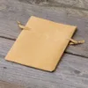 Sacs de satin 8 x 10 cm - or Baby Shower