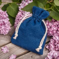 Sacs en jean 12 x 15 cm - bleu Pour animaux