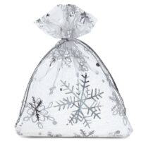 Sacs en organza 10 x 13 cm - Noël / 2 Sac de Noël