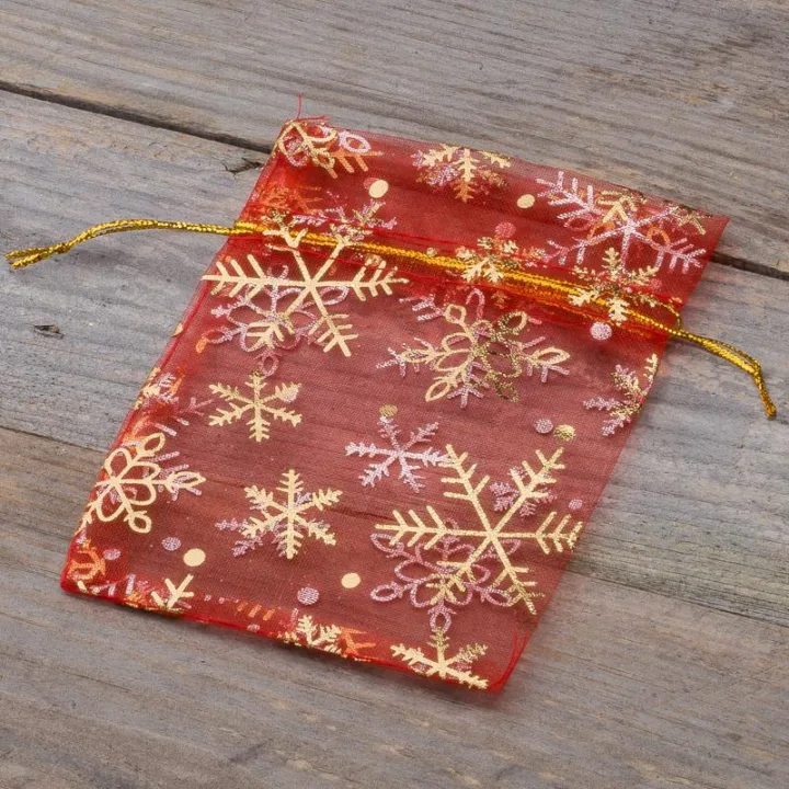 Sacs en organza 10 x 13 cm - Noël Utilisation