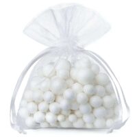 Sacs en organza 10 x 13 cm - blanc Petits sachets 10x13 cm