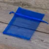 Sacs en organza 10 x 13 cm - bleu Sac de Noël