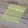 Sacs en organza 10 x 13 cm - vert Pâques