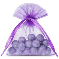 Sacs en organza 10 x 13 cm - violet foncé Sacs violets foncés