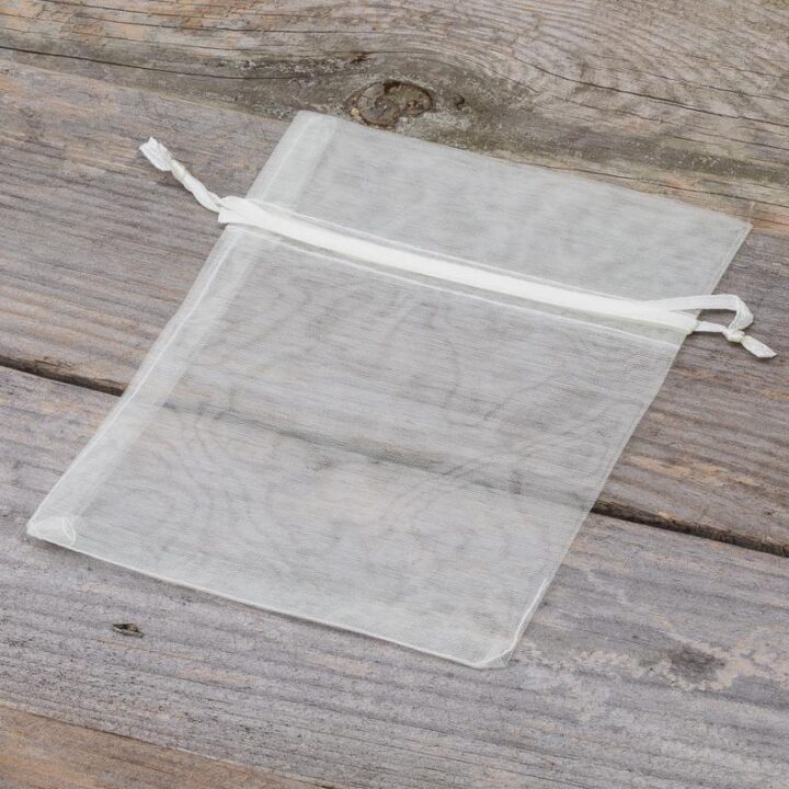 Sacs en organza 11 x 14 cm - ivoire Sacs en organza