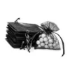Sacs en organza 11 x 14 cm - noir Décorations de table