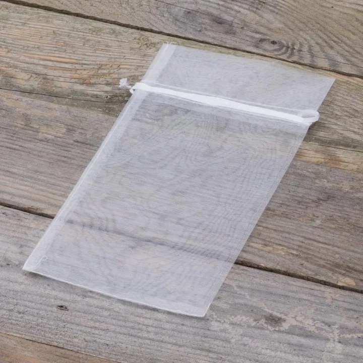 Sacs en organza 11 x 20 cm - blanc Sacs blancs