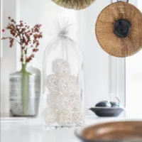 Sacs en organza 11 x 20 cm - blanc Sacs en organza