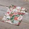 Sacs en organza 12 x 15 cm - Noël / 5 Sac avec impression