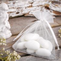 Sacs en organza 12 x 15 cm - blanc Sacs d'occasion