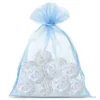Sacs en organza 12 x 15 cm - bleu ciel Sacs bleu ciel