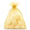 Sacs en organza 12 x 15 cm - or Sacs dorés