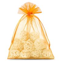 Sacs en organza 12 x 15 cm - orange Sacs orange