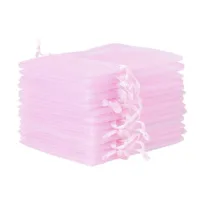 Sacs en organza 12 x 15 cm - rose clair Lavande et pot-pourri