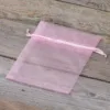 Sacs en organza 12 x 15 cm - rose clair Saint-Valentin