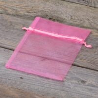 Sacs en organza 12 x 15 cm - rose Sacs en organza