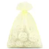 Sacs en organza 13 x 18 cm - ivoire Moyens sachets 13x18 cm