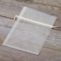 Sacs en organza 13 x 18 cm - ivoire Batême