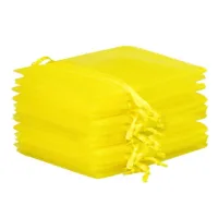 Sacs en organza 13 x 18 cm - jaune Sacs en organza
