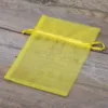 Sacs en organza 13 x 18 cm - jaune Moyens sachets