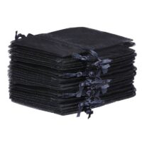 Sacs en organza 13 x 18 cm - noir Sachets noirs