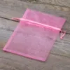 Sacs en organza 13 x 18 cm - rose Sacs d'occasion