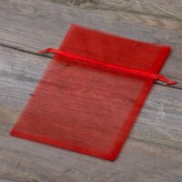 Sacs en organza 13 x 18 cm - rouge Moyens sachets