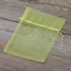 Sacs en organza 13 x 18 cm - vert Moyens sachets