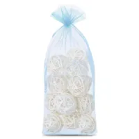 Sacs en organza 13 x 27 cm - bleu ciel Sacs bleu ciel